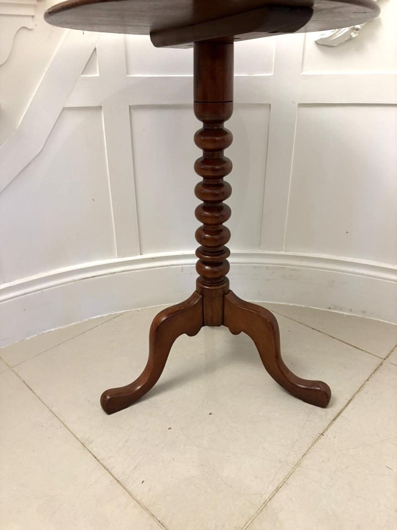 Quality Antique Victorian Mahogany Wine / Lamp Table
